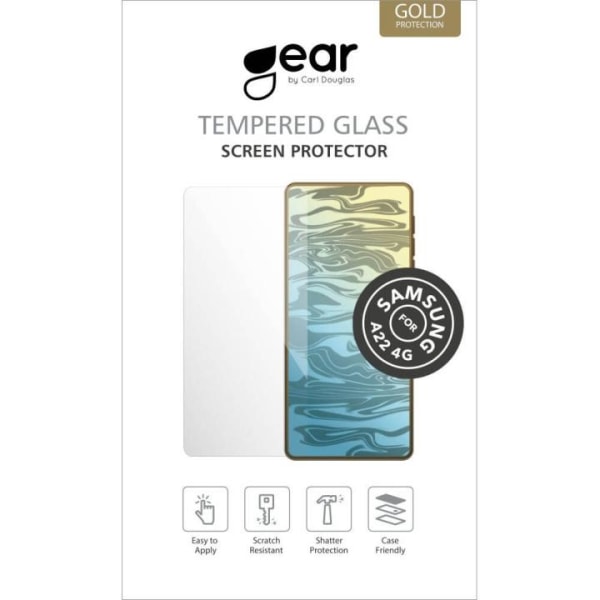 GEAR Hærdet Glas 2.5D Samsung A22 4G Transparent