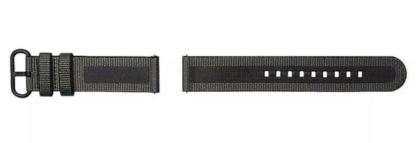 Strap Studio Textil Klockarmband Active 20mm, Svart