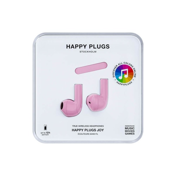 HAPPY PLUGS Joy Hovedtelefoner In-Ear TWS Lyserød Rosa