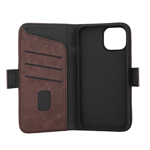 Gear Classic 3 card Recycled MagSerie iPhone 15 Brown Brun