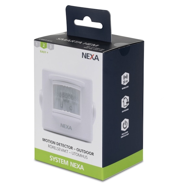 Nexa LMDT-810 trådløs sender med bevægelses/IR-sensor, IP44, selvl�