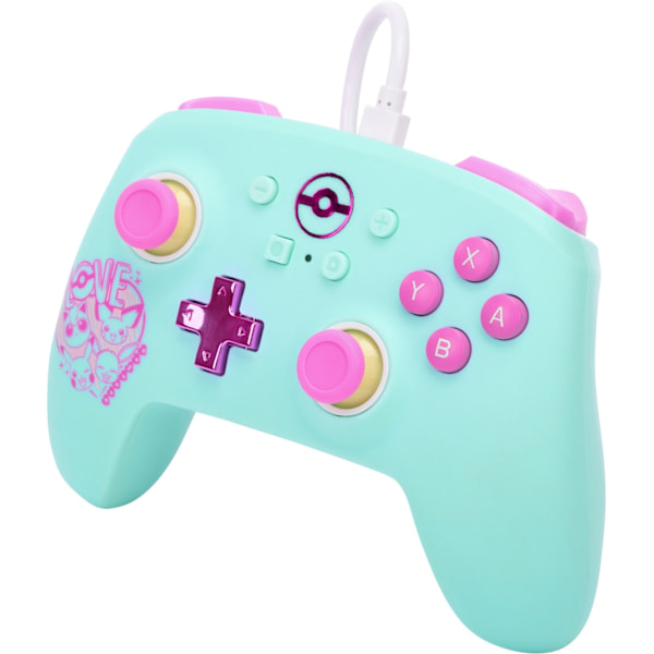 PowerA Enhanced Wired Controller, Pokémon: Sweet Friends, Switch