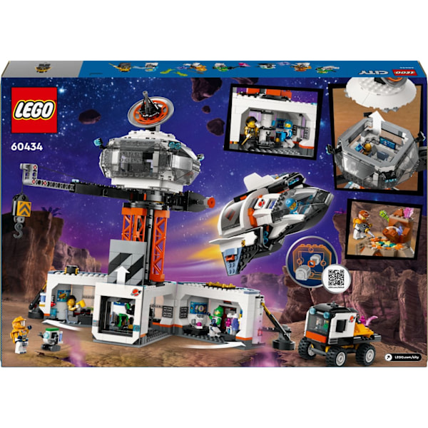 LEGO City Space 60434  - Avaruusasema ja raketin laukaisualusta