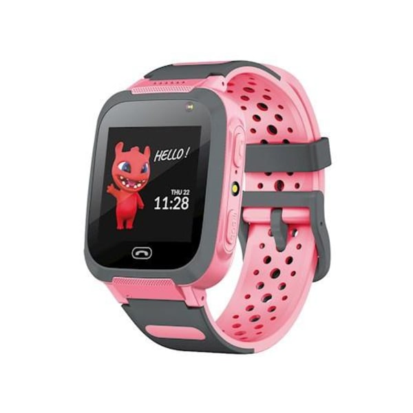 Maxlife Smartwatch med silikonarmband för barn, Rosa - 2G
