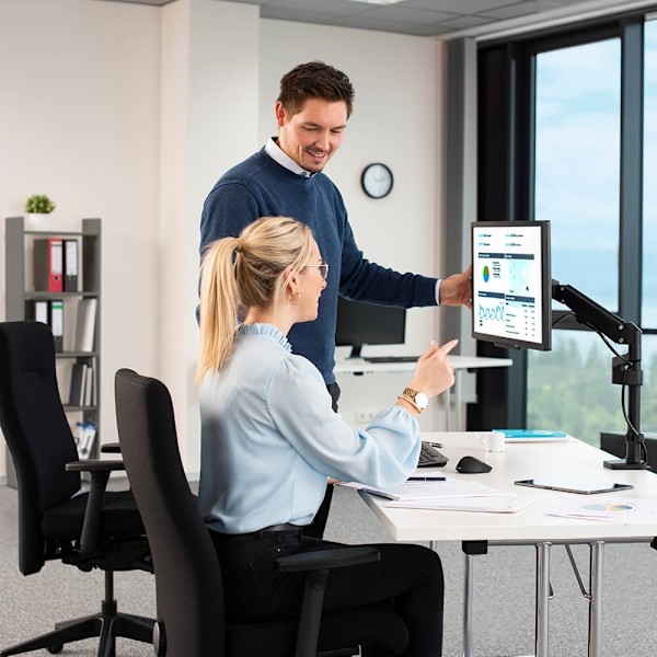 Hama Monitorfäste Performer För En Monitor Svart