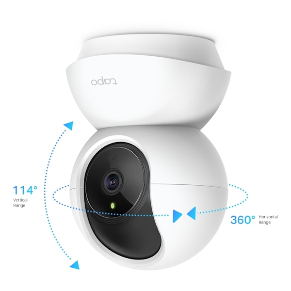 tplink Pan/Tilt Home Security Wi-Fi Camera, High Definition Video