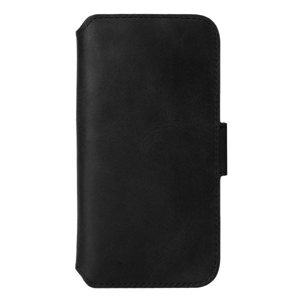 iPhone 12 Pro Max PhoneWallet Leather, Black Svart