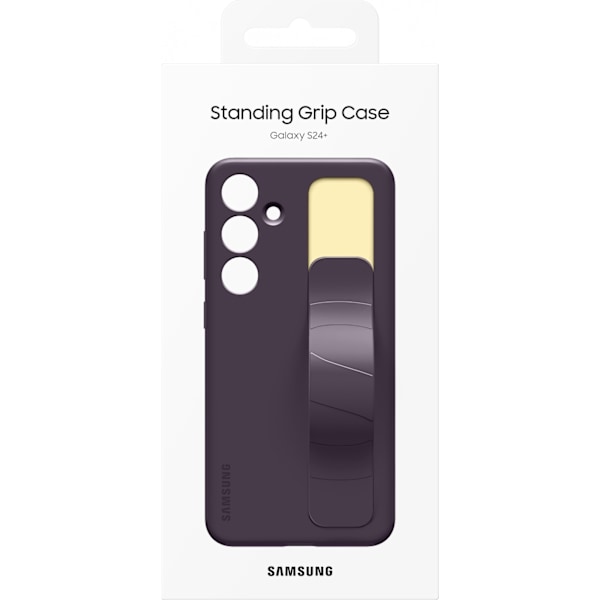 Samsung Galaxy S24+ Standing Grip Case -suojakotelo, tummanvioletti Lila