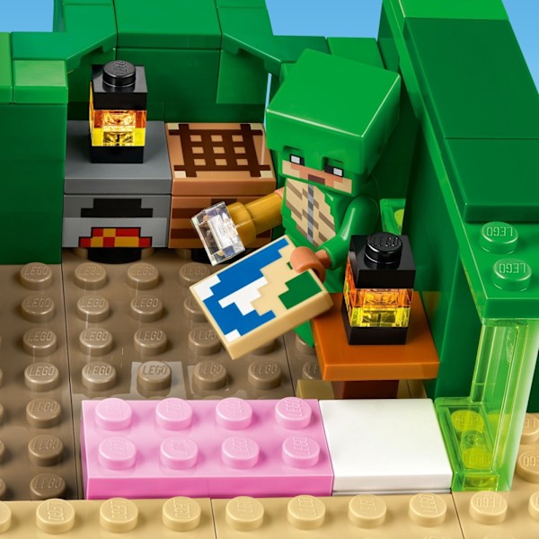 LEGO Minecraft 21254  - Kilpikonnarannan talo