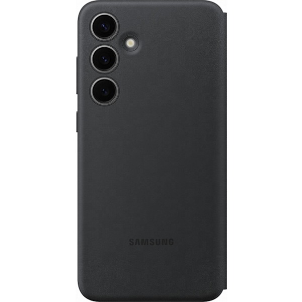 Samsung Galaxy S24+ Clear View Wallet Cover -suojakotelo, musta Svart