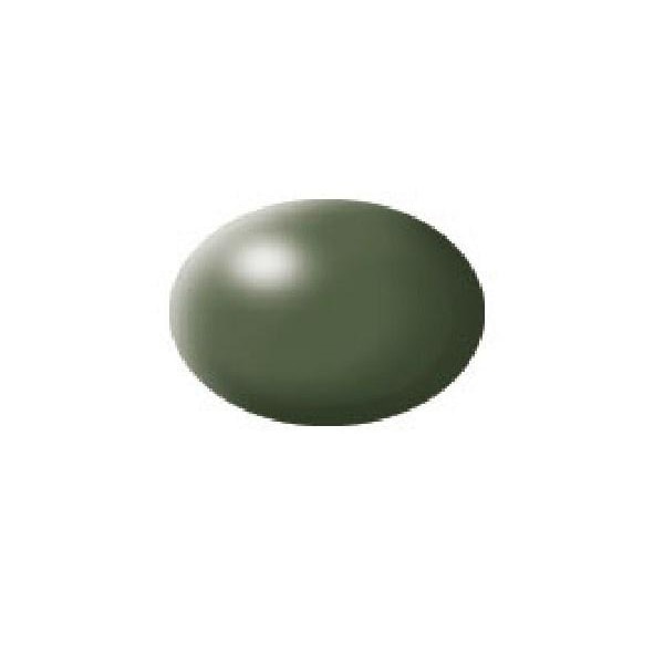 Revell Aqua olive green silk, 18ml Grön