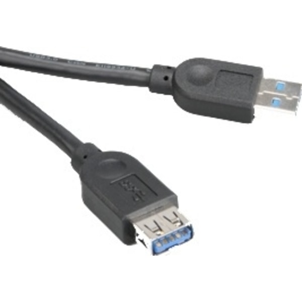 Akasa USB <b>3.0</b> kabel, Type <b>A</b> han - Type <b>A</b> hun, <b>