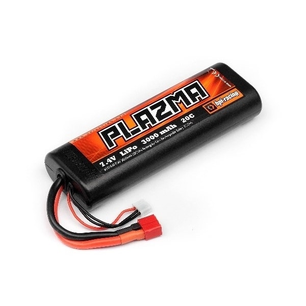 Plazma 7.4V 3000Mah 20C Lipo Rnd Case S.Pack 22.2W