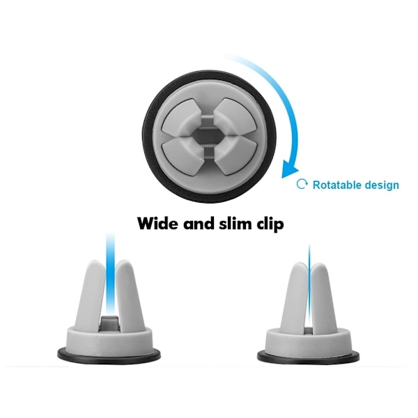 Universal mobilholder til ventilationsgitter