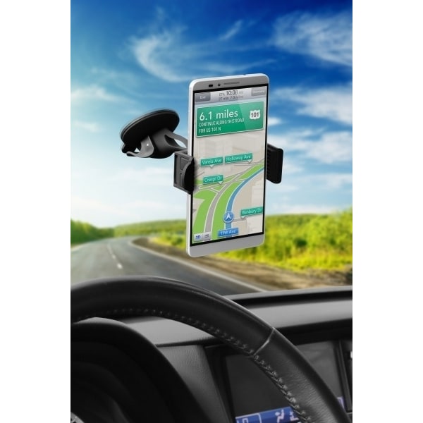 Technaxx Bilhållare för smartphones + Billaddare med 4x USB-port (TE08)