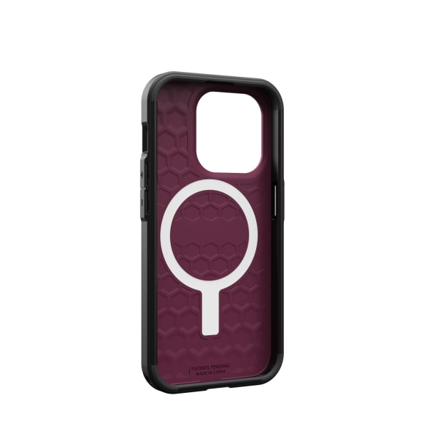 Urban Armour Gear iPhone 15 Pro Civilian Magsafe - Bordeaux Röd