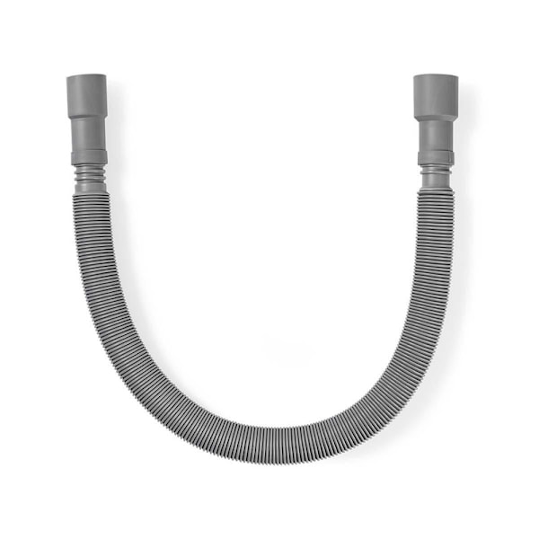 Nedis Forlængelige Outlet Hose | 24/19 mm | 29/22 mm | 0.5 Bar | 50 °C | 2.00 m | Tallerken / Vaskemaskine | PVC | Grå