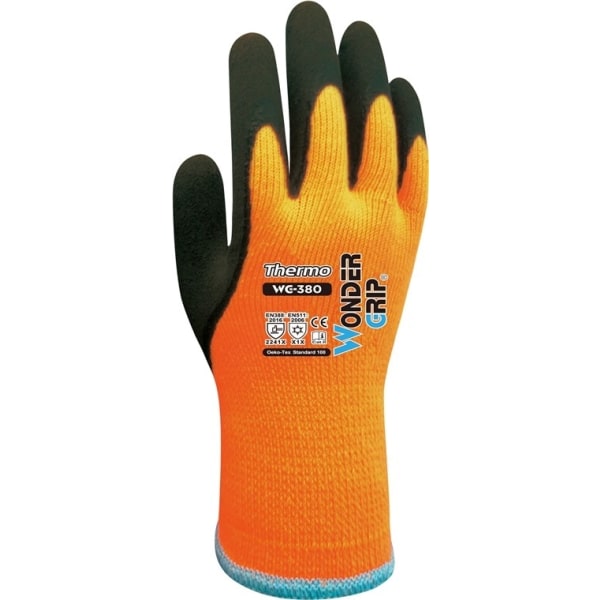 Wonder Grip WG-380 Byggarbetsplats, Jordbruk, Avfallsindustri, Kyltransporter, Vintertjänster, Size: XL/10