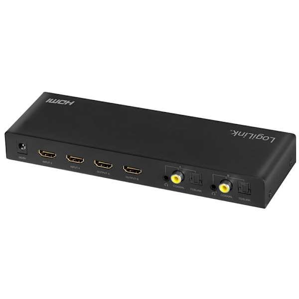 LogiLink HDMI-matriisikytkin 4K/60Hz ARC HDCP HDR CEC