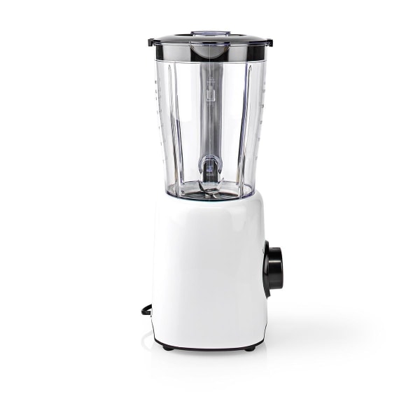 Nedis Blender | 800 W | 1.5 l | Plast | 2 hastighetsinställning | Svart / Vit