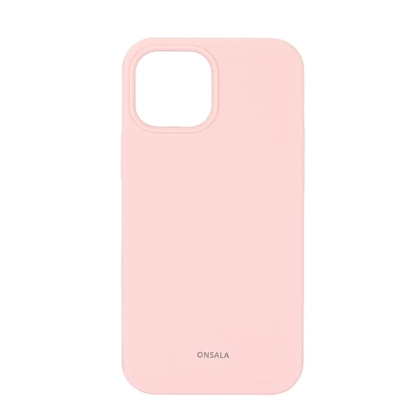 Onsala Suojakuori Silikooni Chalk Pink - iPhone 13 Mini Rosa