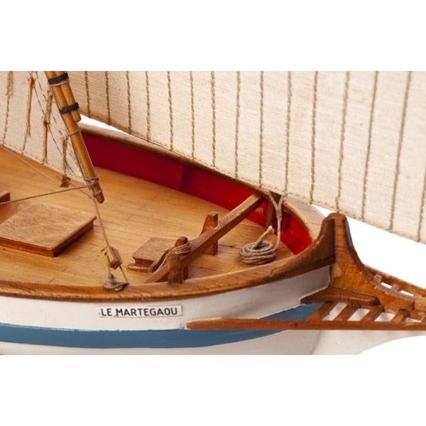 1:80 LE MARTEGAOU - Wooden hull