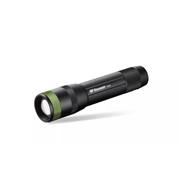 GP Discovery  Recharg. Flashlight 1000Lm Li-Ion Svart, Grön