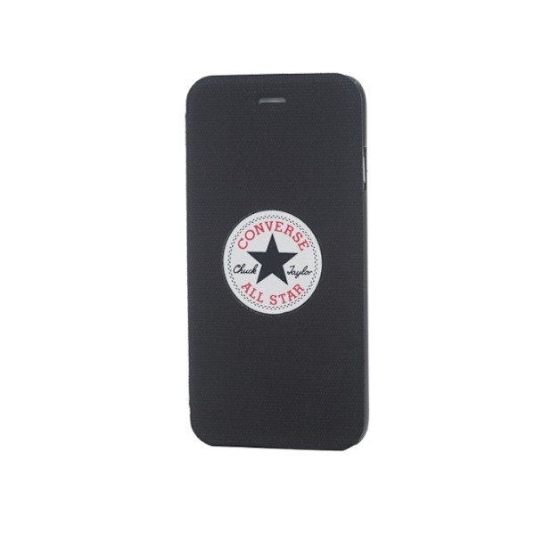 Converse iPhone6 5,5" Booklet Canvas Black Svart