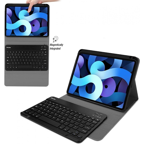 Kotelo iPad Mini 6:lle Bluetooth-näppäimistöllä Svart