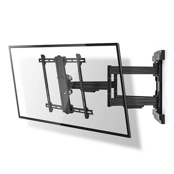 Nedis Tilt och vridbart TV väggfäste | 37 - 80 " | Maximal skärmvikt som stöds: 70 kg | Går att tilta | Roterbar | Minsta väggdistans: 70 mm | Maximal