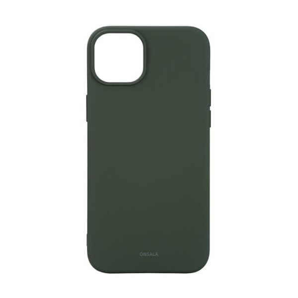 ONSALA Back Sil Touch Recycled MagSerie iPhone 15 Plus Olive Gre Grön
