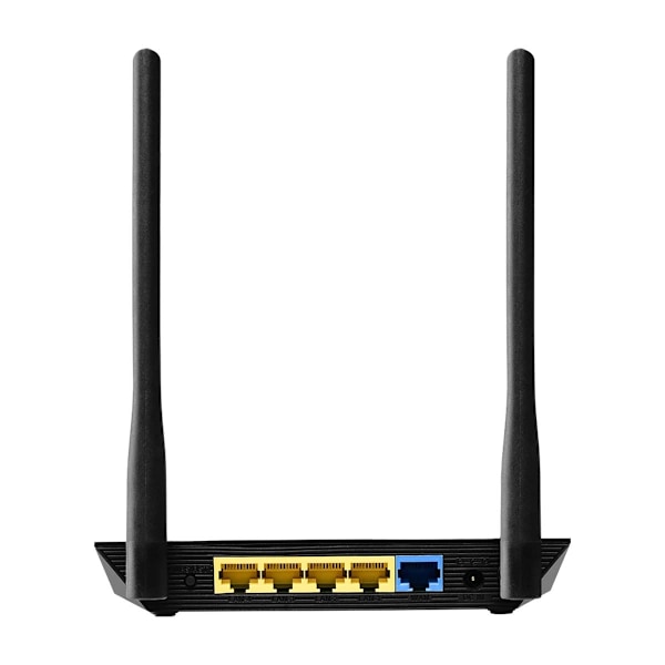 Edimax 4-i-1 N300 Wi-Fi Router, Access Point, Range Extender, Wi-Fi Bridge & WISP Black