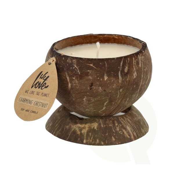We Love The Planet Coconut Soywax Candle 200 gr Charming Chestnu