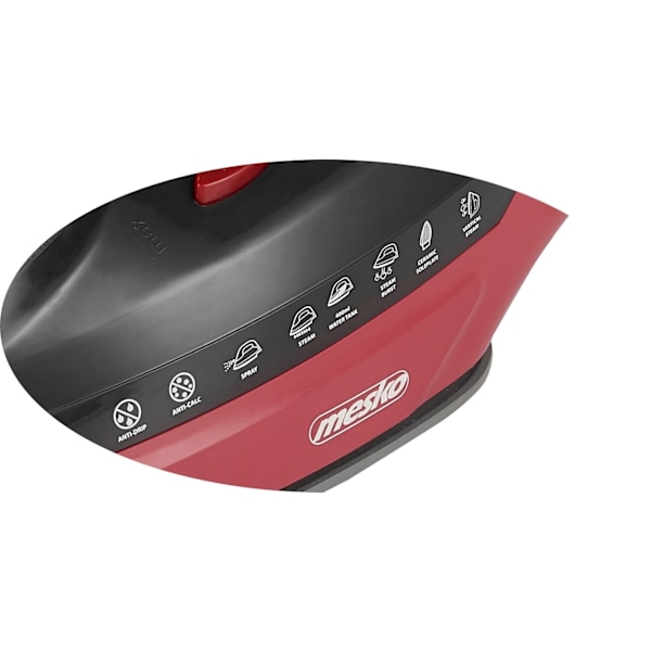 Mesko Silitysrauta 3000W, musta/punainen