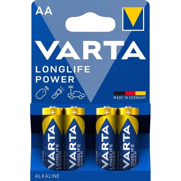 Varta LR6/AA (Mignon) (4906) batteri, 4 stk. blister alkaline ma
