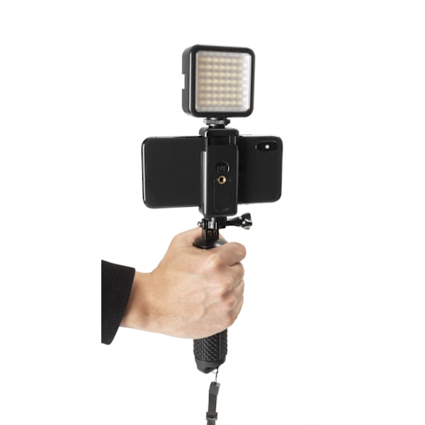 GadgetMonster Vlogging Stick LED-valolla varustettuna
