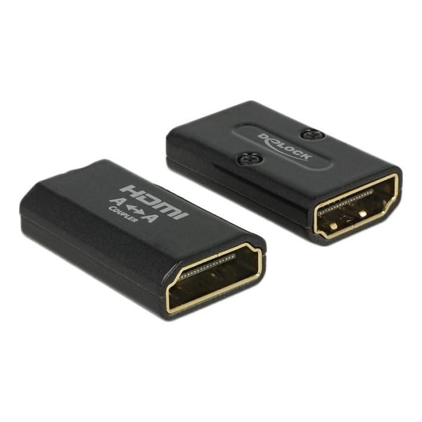 DeLOCK HDMI-adapter, 19-pin ho-ho, guldpläterad, 3840x216