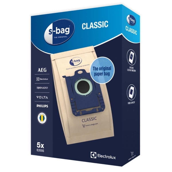 Electrolux E200S s-bag Støvsugerpose 5 stk