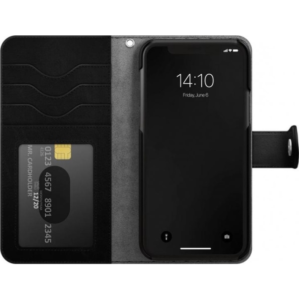 IDEAL OF SWEDEN Plånboksfodral till iPhone 14 Plus, Svart Svart