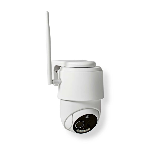 Nedis SmartLife Utomhus Kamera | Wi-Fi | Full HD 1080p | Panorera lutning | IP65 | Max. batteritid: 5 Månader | microSD (ingår inte) / Molnlagring (ti