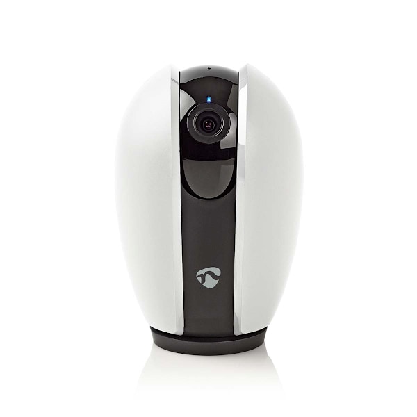 Nedis SmartLife Inomhus Kamera | Wi-Fi | Full HD 1080p | Panorera lutning | microSD (ingår inte) / Molnlagring (tillval) | Med rörelsesensor | Nattsik