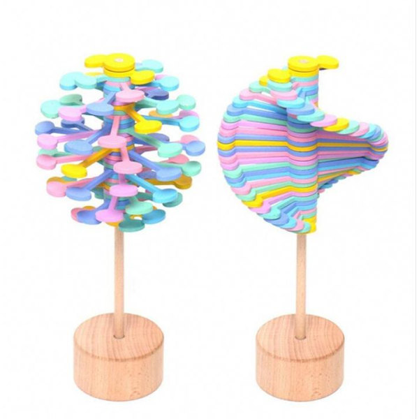 Lollipopter fidget snurrleksak, Pastellfärger