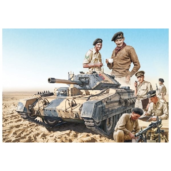 ITALERI 1:35 Crusader Mk.III & British Tank Crew