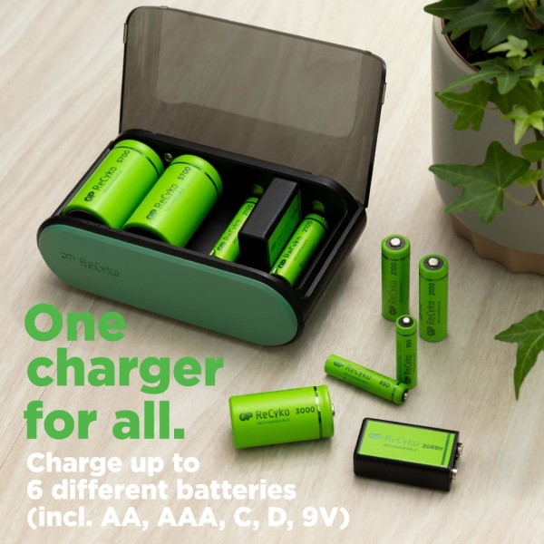 GP ReCyko Batteriladdare Uni USB