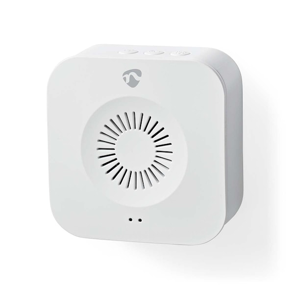 Nedis SmartLife Ringklocka | 433 MHz | Tillbehör till: WIFICDP10GY / WIFICDP30WT / WIFICDP40CWT | Batteridriven / USB ström | 4 Ljud | 4.5 V DC / 5 V