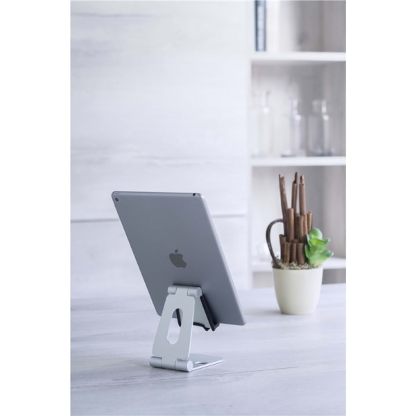 DESIRE2 Skrivbords Stander Tablets og Mobil Sølv
