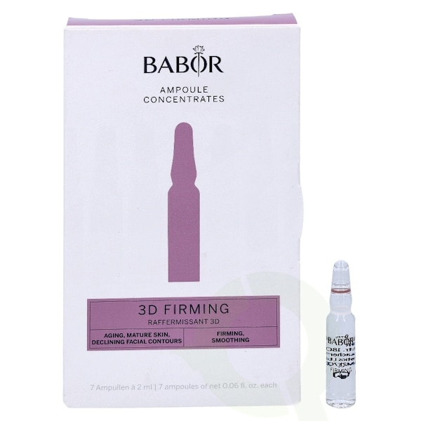 Babor 3D Firming Ampoule Concentrates 14 ml 7x2ml - Aging, Mature Skin