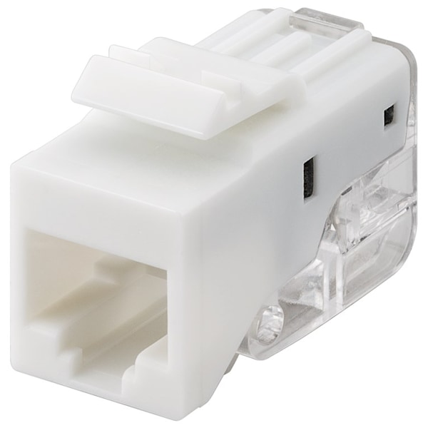 Goobay Keystone-modul RJ45 CAT 5e, UTP, 100 MHz 18,11 mm bred, RJ45-kontakt (8P8C), snap-in-system