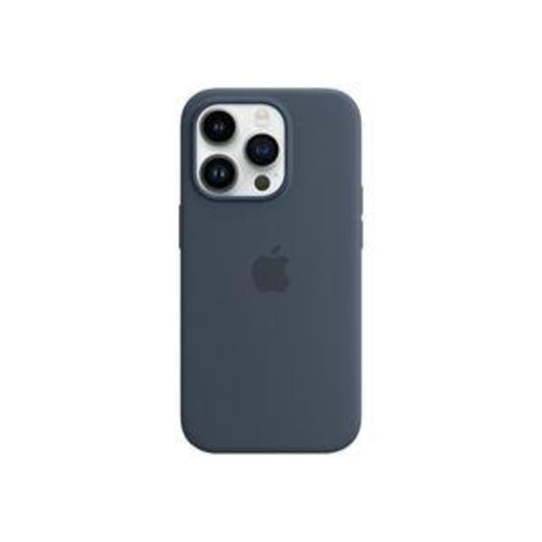 Apple iPhone 14 Pro Silicone Case with MagSafe - Storm Blue Blå