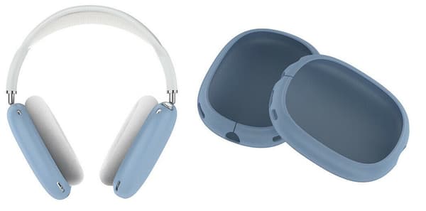 Beskyttende hætte til AirPods Max, Lyseblå